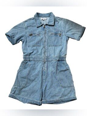 Molly Bracken Denim Romper Size Large